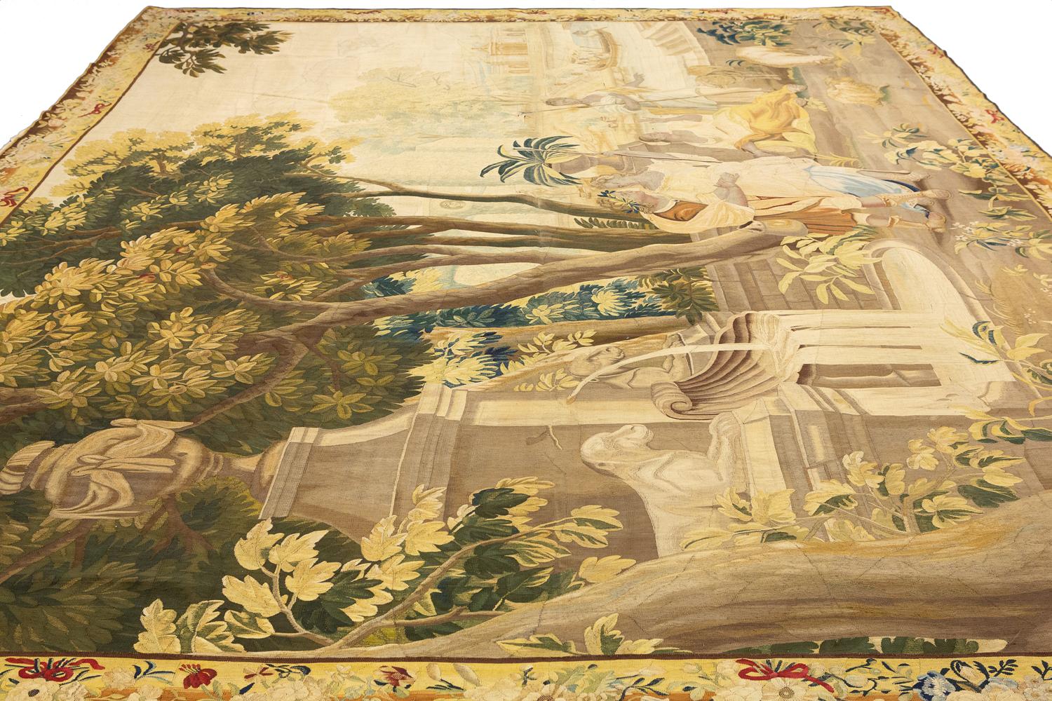 Tapisserie ancienne figurative du 18ème siècle en vente 3