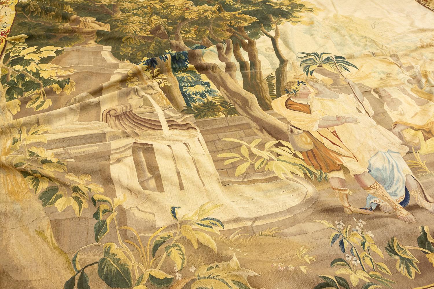 Figurativer antiker Wandteppich aus dem 18. Jahrhundert (Europäisch) im Angebot