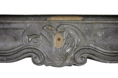 18th Century Fine European Regency Bicolor Marble Hard Stone Antique Mantle