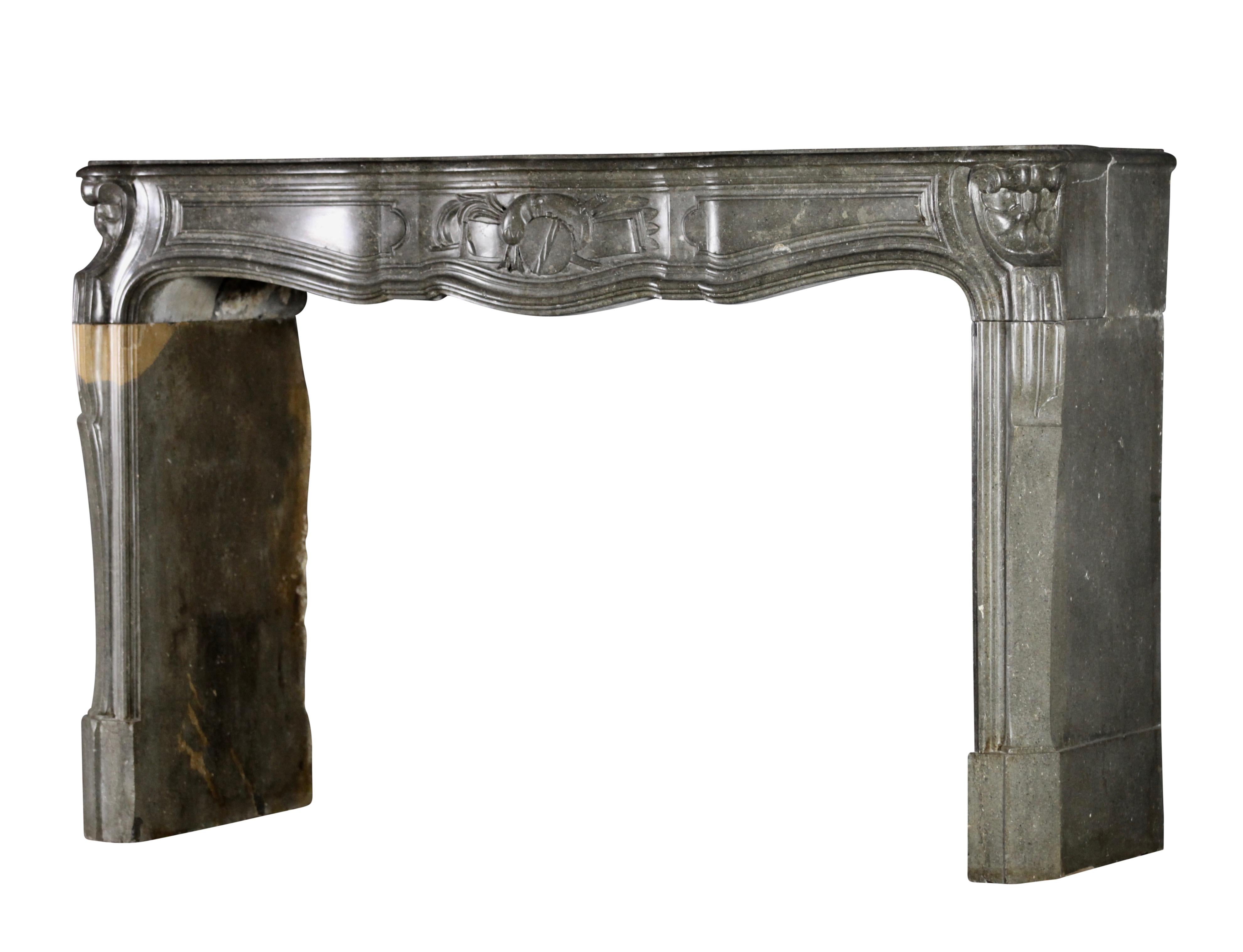 18th Century Fine French Antique Fireplace Surround 4