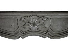 18th Century Louis XIV Hand-Carved Marble Fireplace Mantle