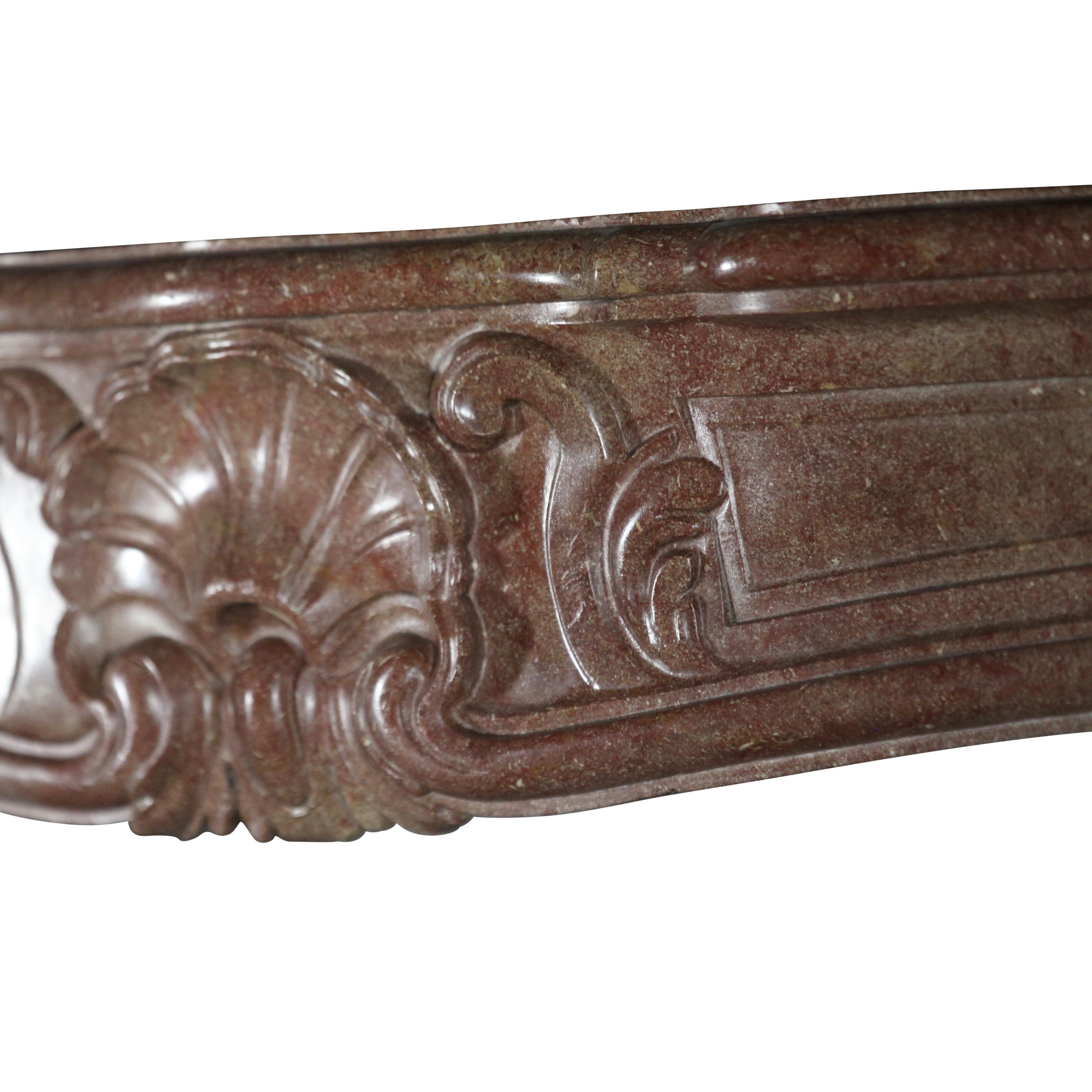 18th Century Fine French Marble Antique Fireplace Surround For Sale 1