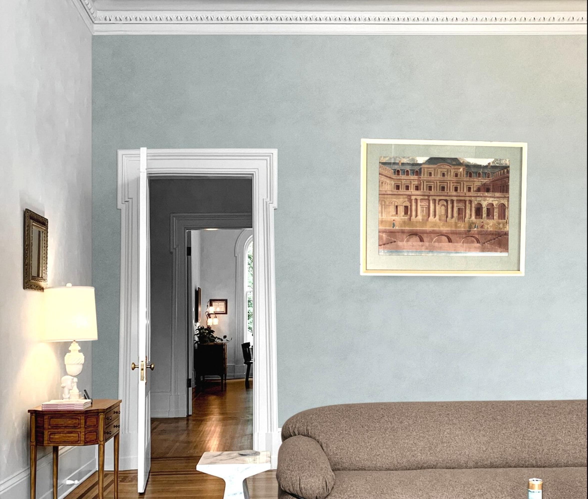 18th century Fine Italian Grand Tour gouache of Palladian Villa im Angebot 5