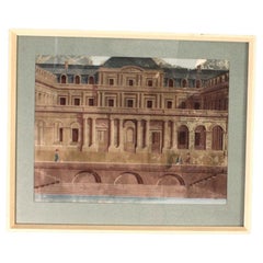 Feine italienische Grand Tour Gouache der Palladianischen Villa aus dem 18. Jahrhundert