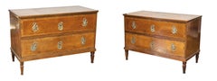 18th Century Fine Pair of Neoclassical Commodes. Vienna, c. 1800.