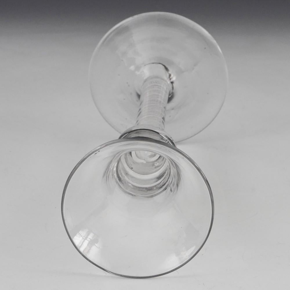 18th Century Cotton Twist Wine Glass c1760 In Good Condition For Sale In Tunbridge Wells, GB
