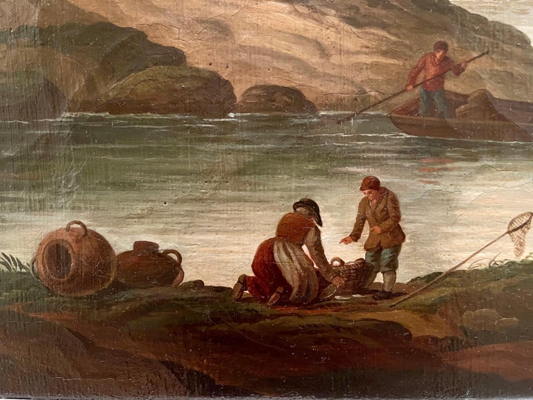 Hand-Painted 18th Century, Fleming Painting 