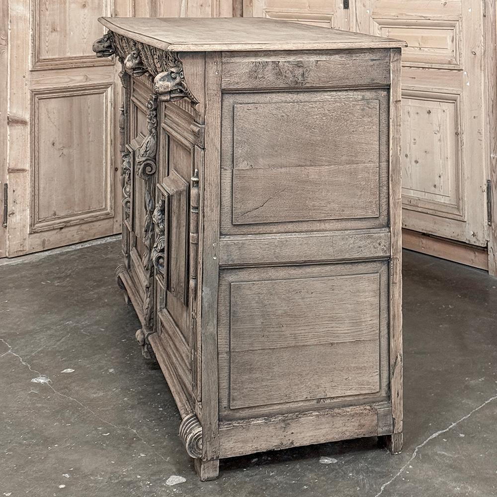18th Century Flemish Renaissance Buffet For Sale 6