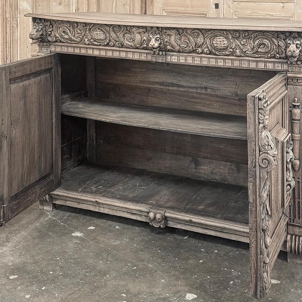 18th Century Flemish Renaissance Buffet For Sale 9