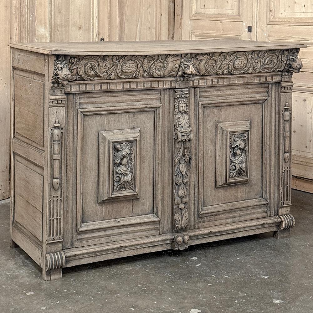 Dutch 18th Century Flemish Renaissance Buffet For Sale