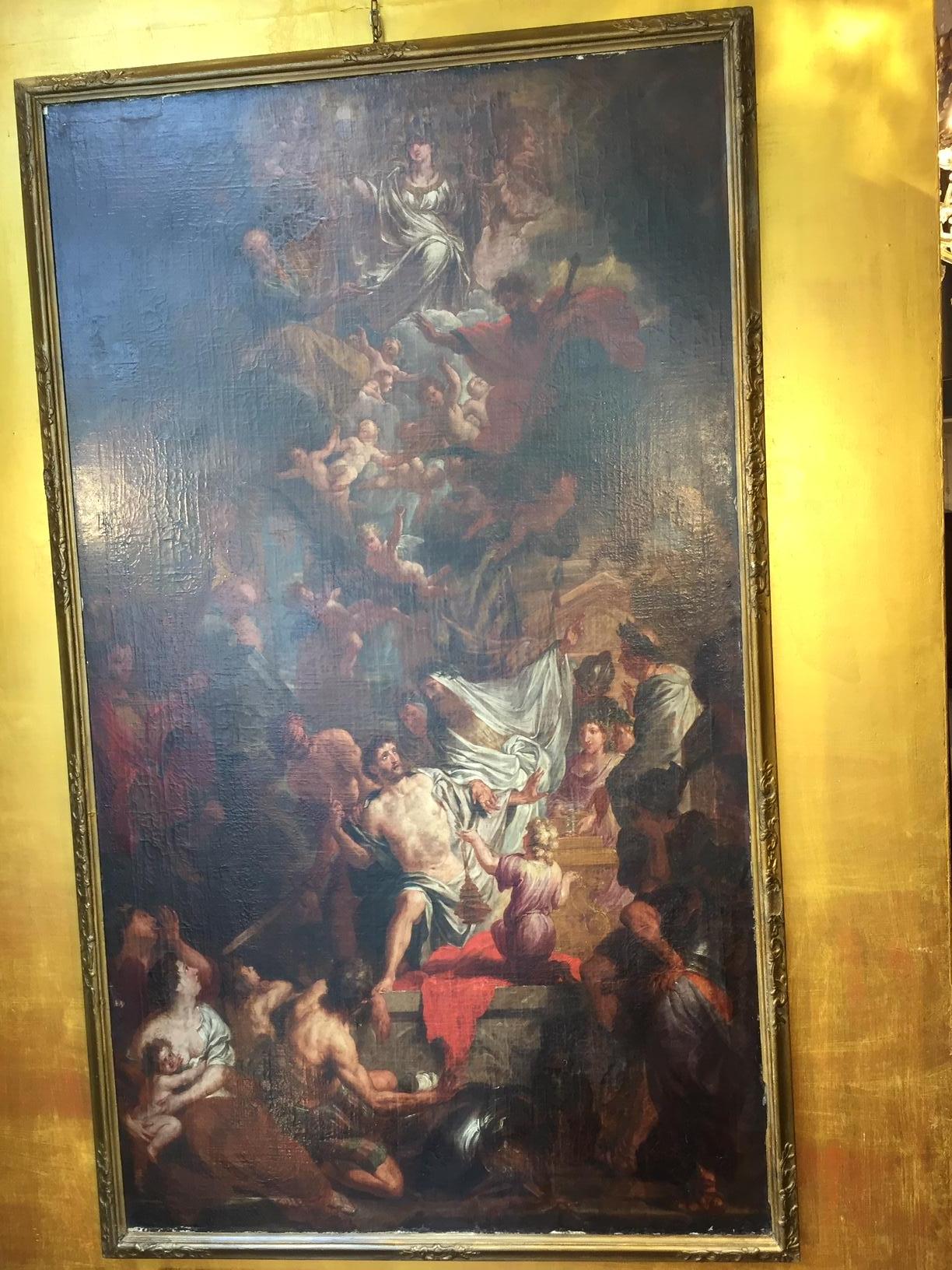 Godfried  Maes 17th Century Flemish Baroque Saint George Martyrdom 1681 11