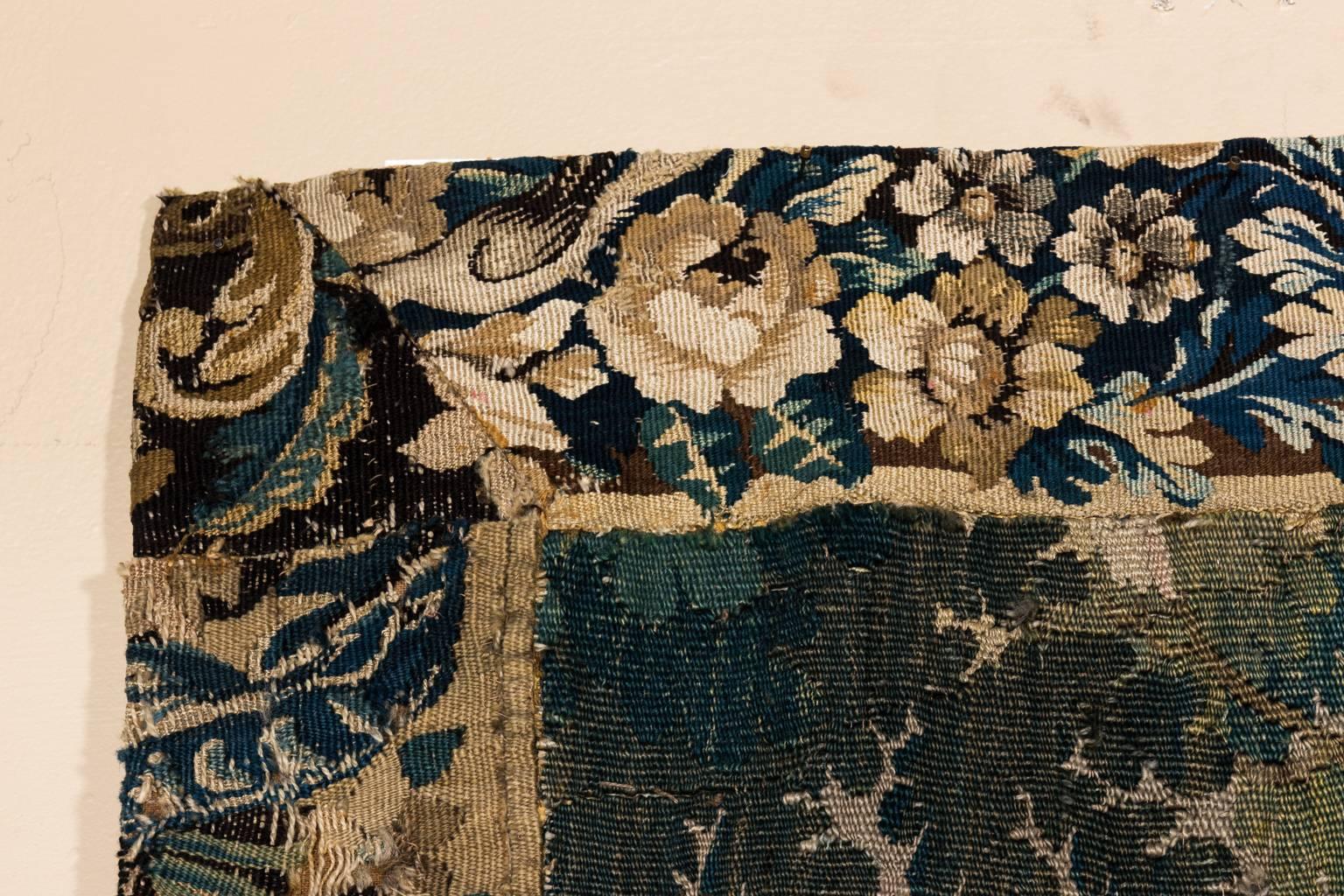 Wool 18th Century Flemish Tapestry