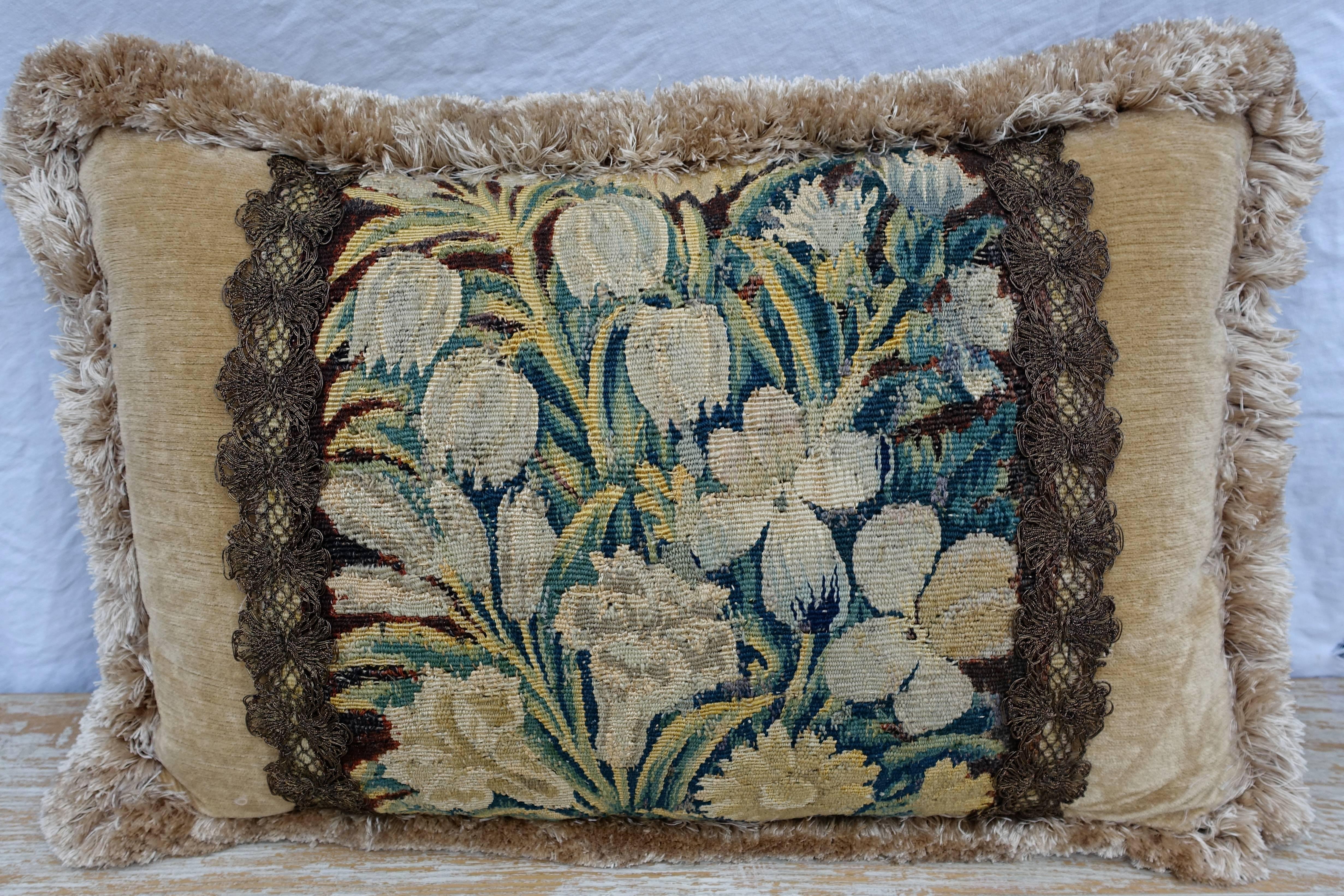 Other 18th Century Flemish Tapestry Pillows, Pair