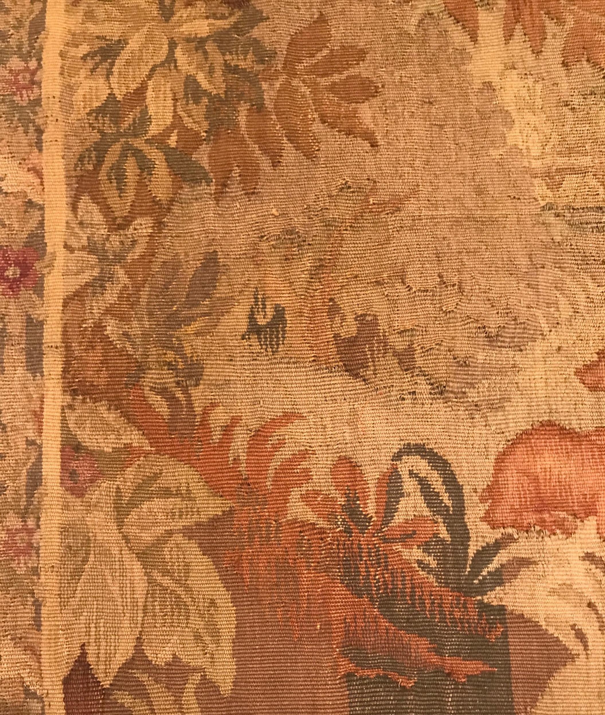 18th century Flemish verdure scenic landscape tapestry

Classic Flemish 18th century landscape tapestry. It features two birds in the trees
and an antelope in the foreground. In the center, a small cottage is surrounded by various exotic plants.