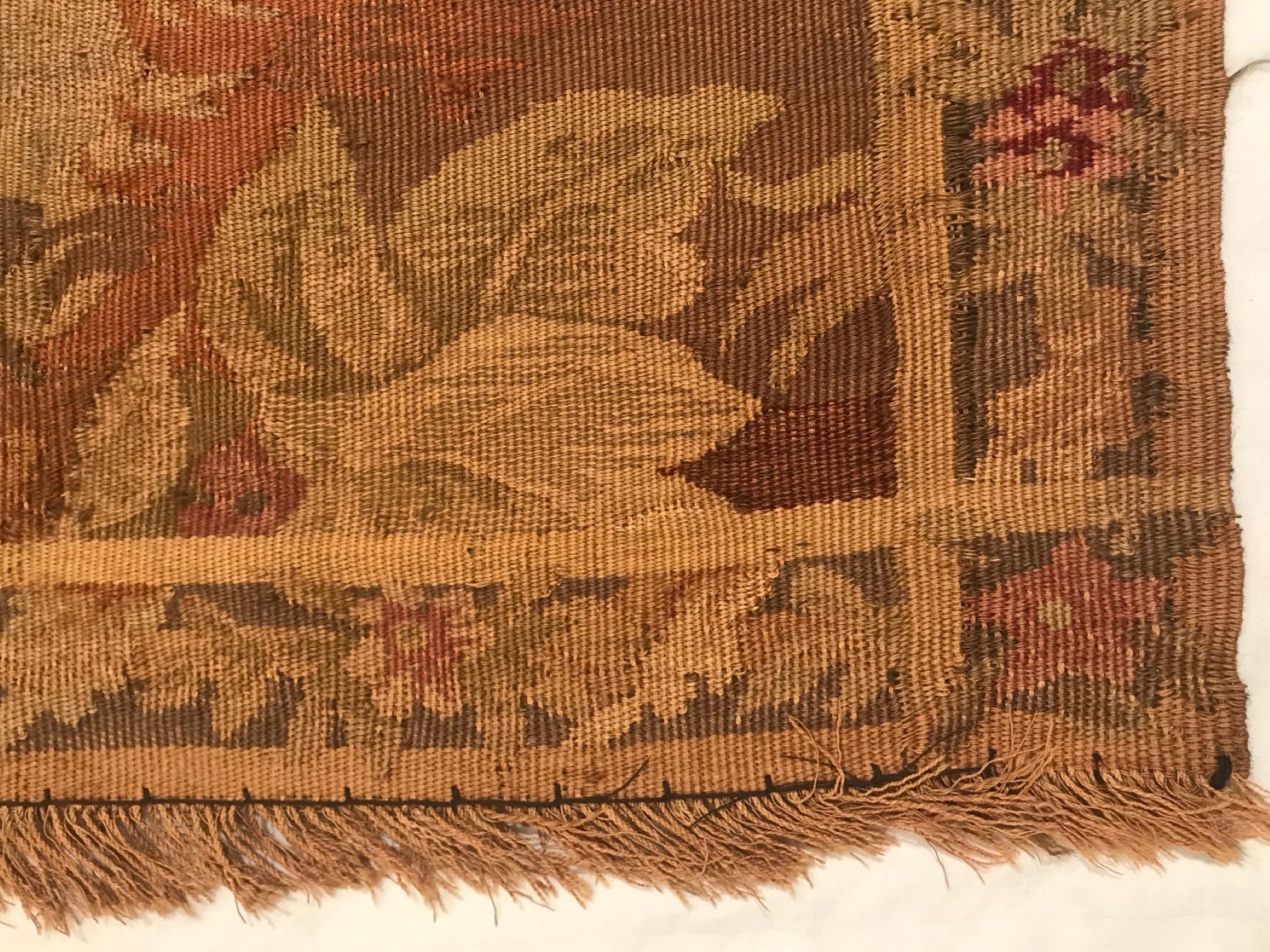 Wool 18th Century Flemish Verdure Scenic Landscape Tapestry