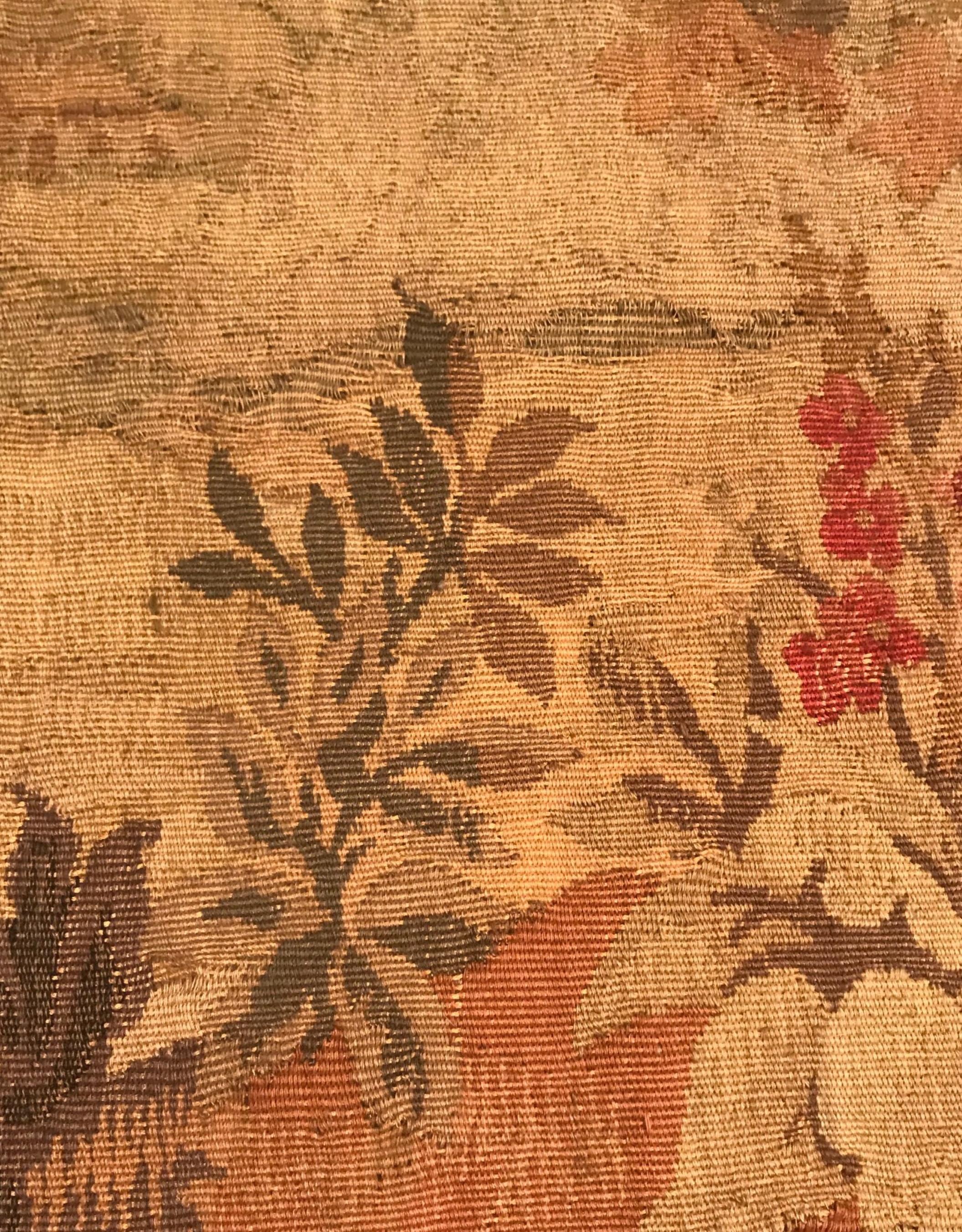 18th Century Flemish Verdure Scenic Landscape Tapestry 1
