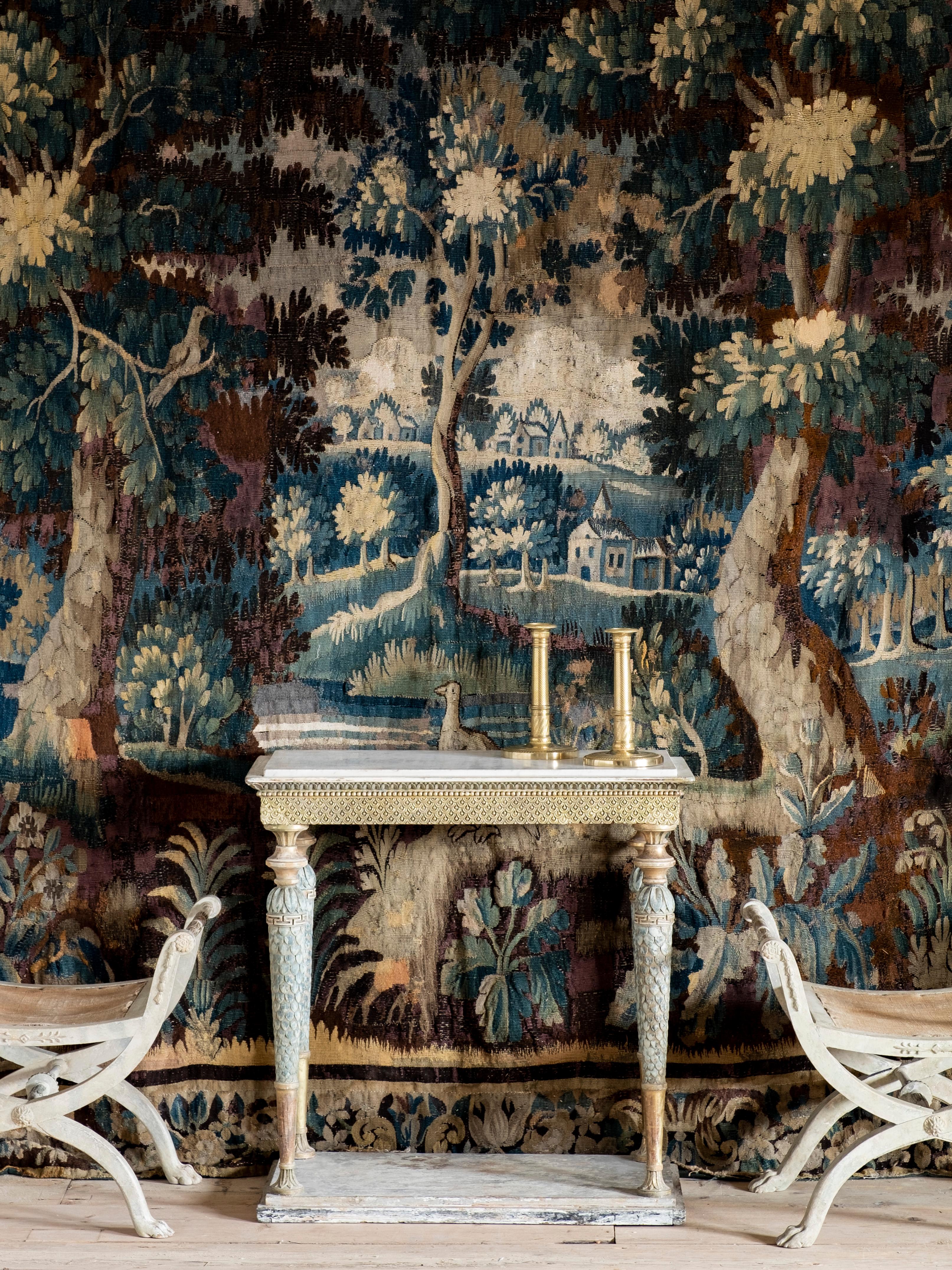 Baroque 18th Century Flemish “Verdure” Tapestry