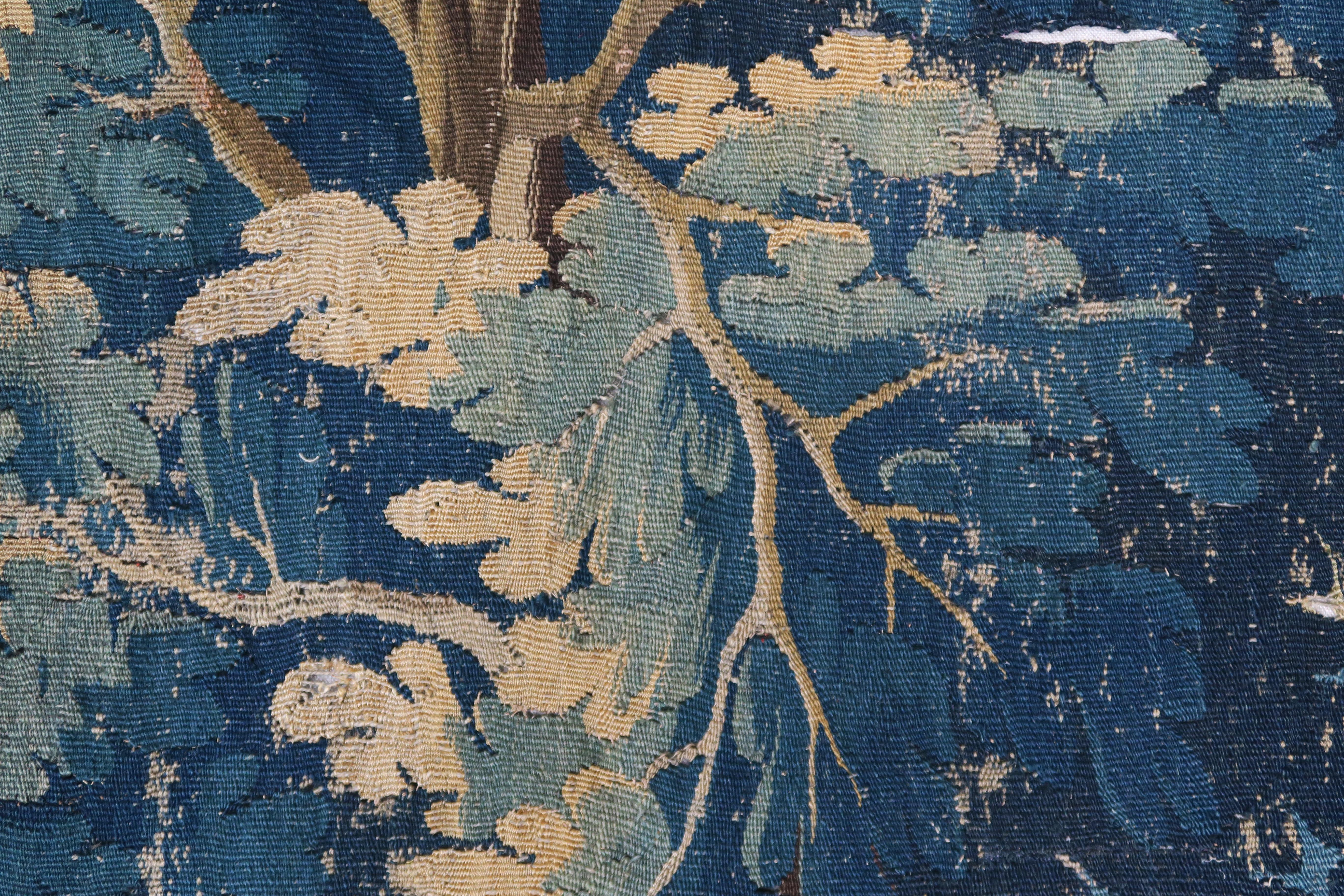 18th Century Flemish Verdure Tapestry with Border 3
