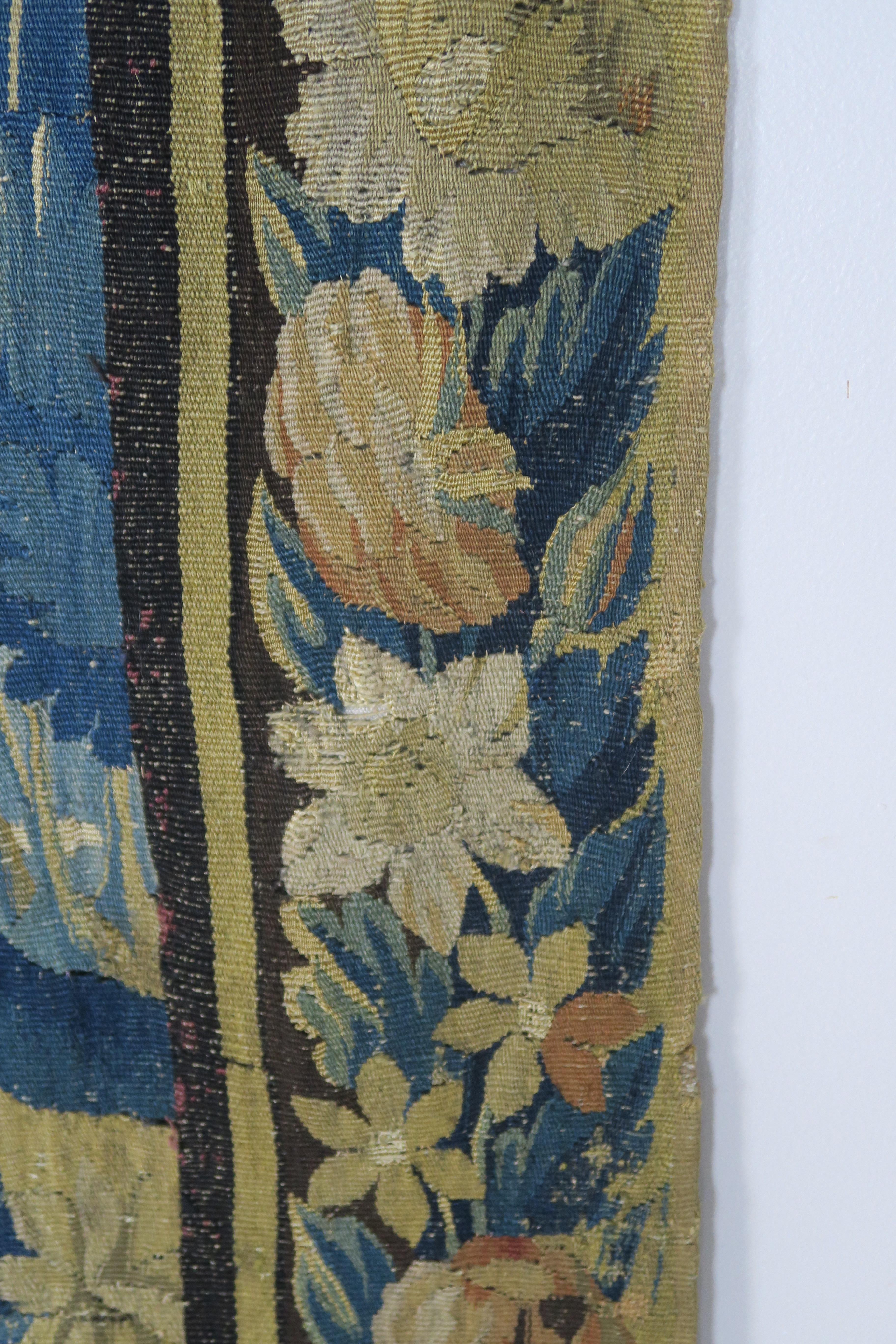 18th Century Flemish Verdure Tapestry with Border 7