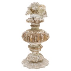 18th Century 'Florence Fragment' with a Calcite Crystal Cluster on Bobeche