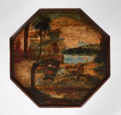 18th Century Folk Painted Table