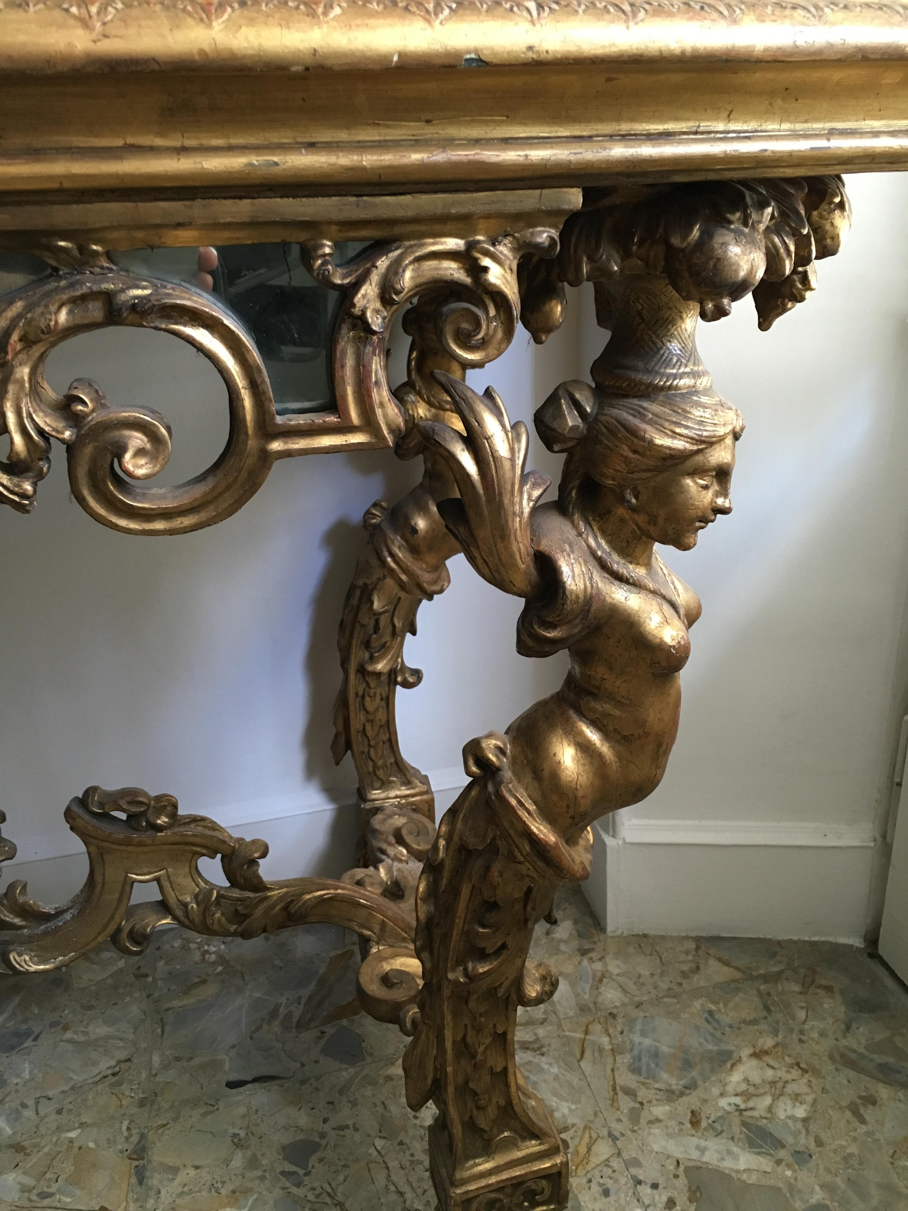18th Century Pair of Console Tables Pearl Tesserae  1700 For Sale 1