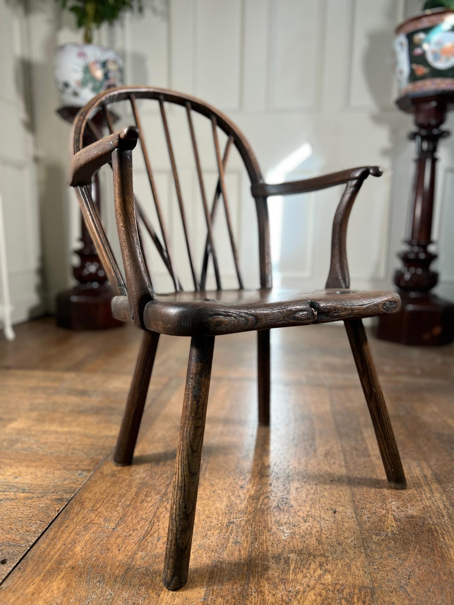 18th Century and Earlier 18th Century Forest Chair For Sale