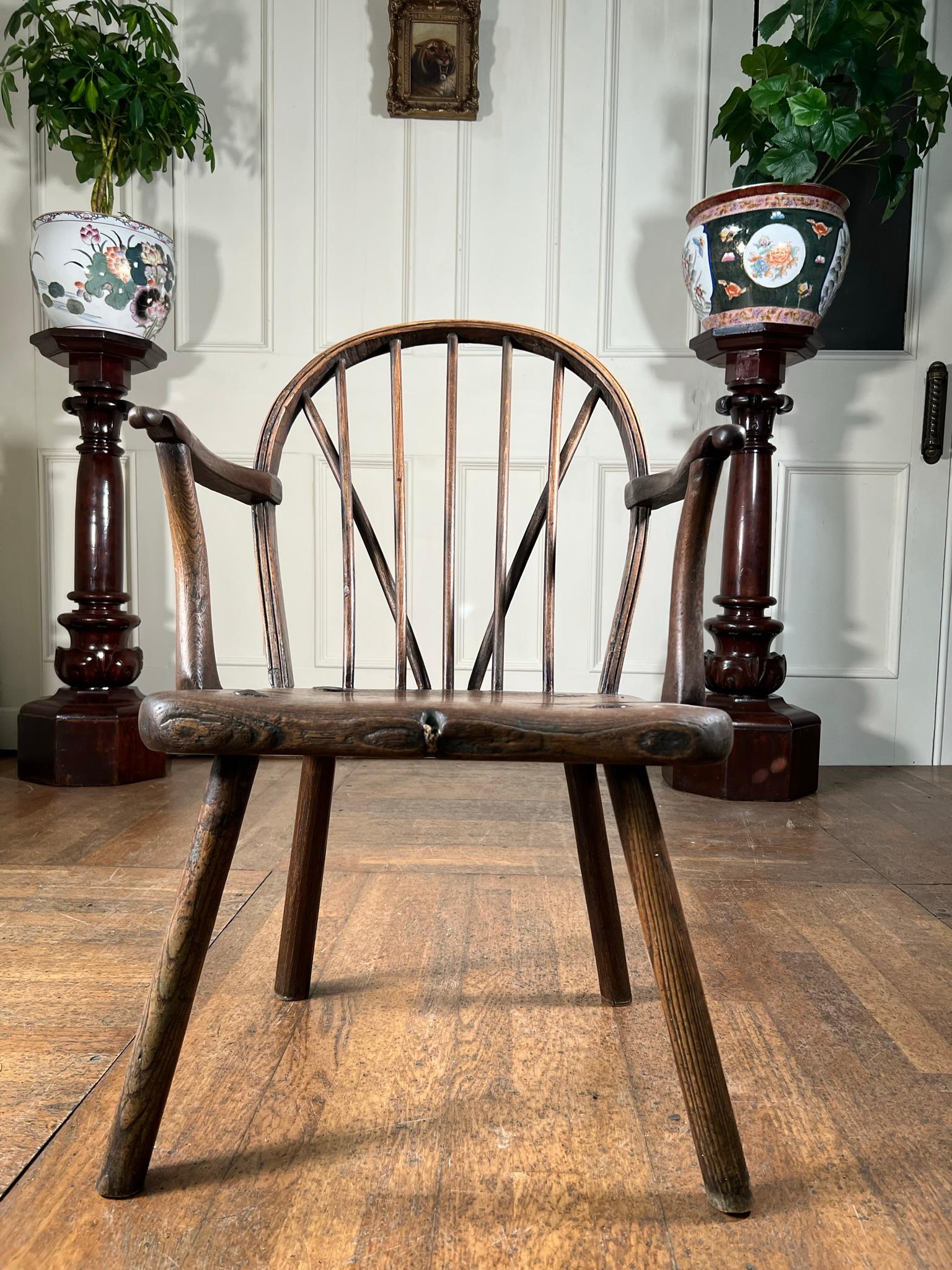 Ash 18th Century Forest Chair For Sale