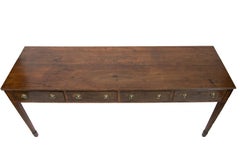 18th Century Four-Drawer English Dresser Base