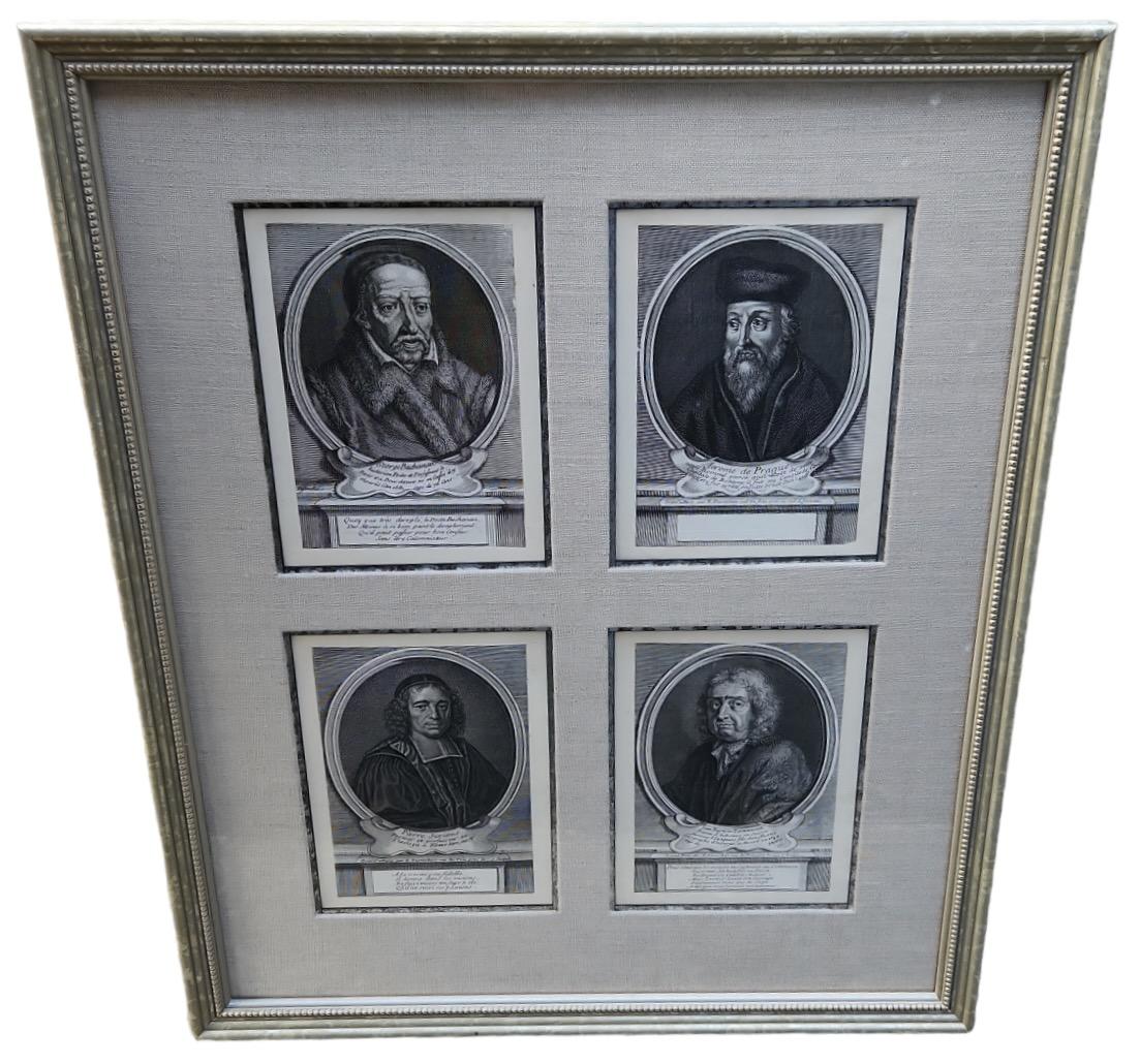 Gerahmte Lithografien von bedeutenden Männern aus dem 18. Jahrhundert – 21 verfügbar im Angebot 5