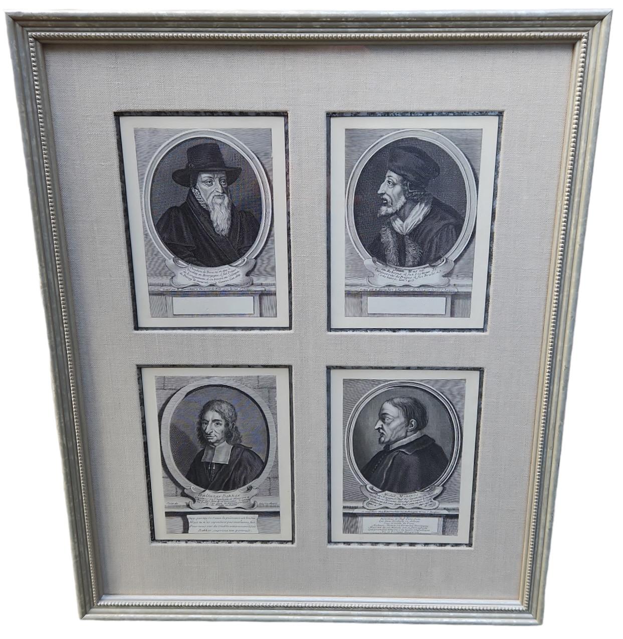 18th Century Framed Lithographs of Important Men - 21 Available For Sale 7