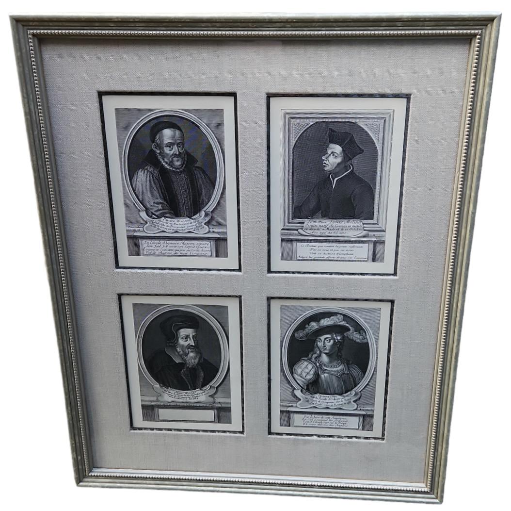 18th Century Framed Lithographs of Important Men - 21 Available For Sale 8
