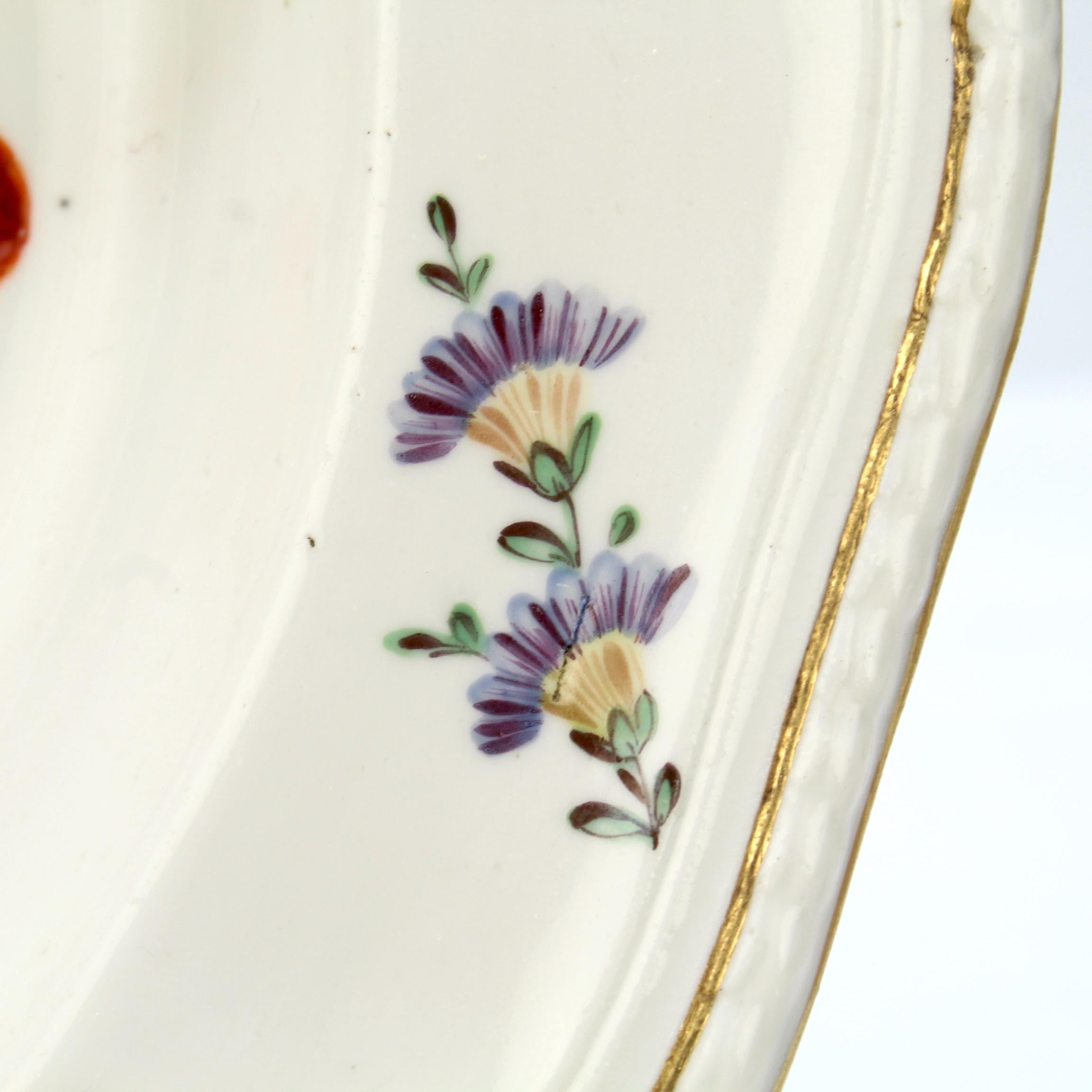 18th Century Frankenthal Porcelain Bowl with Hand Painted Fruit & Nut Decor For Sale 2