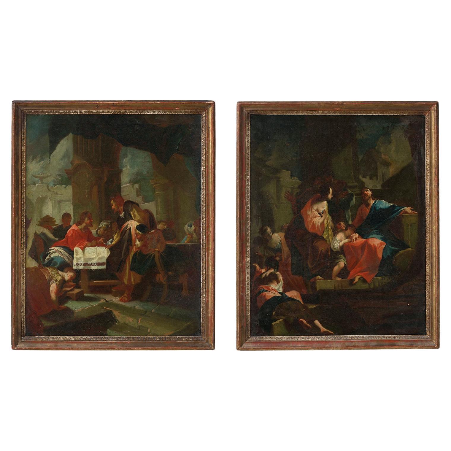 18th Century Franz Xavier Karl Palko (1724-1767) Oil Paintings Depicting Christ For Sale
