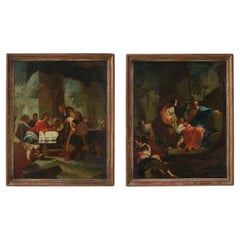 Antique 18th Century Franz Xavier Karl Palko (1724-1767) Oil Paintings Depicting Christ