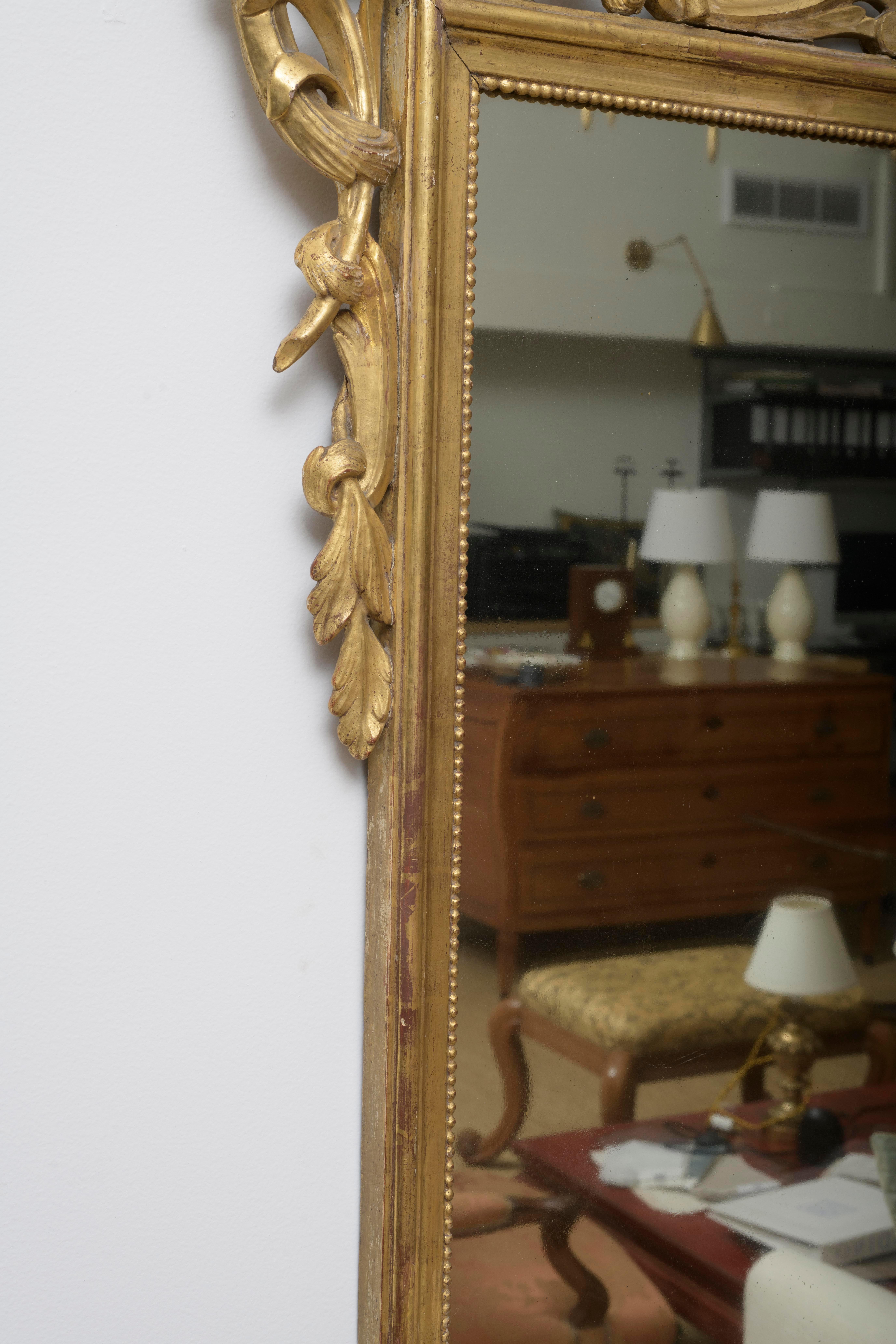 Mirror 18th century freemason mirror For Sale