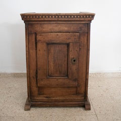 18th Century French 1-Door Cabinet w/ Shelves
