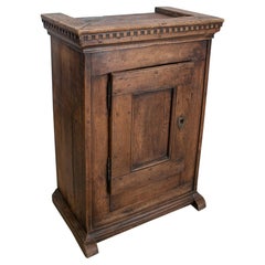 18th Century French 1-Door Cabinet w/ Shelves