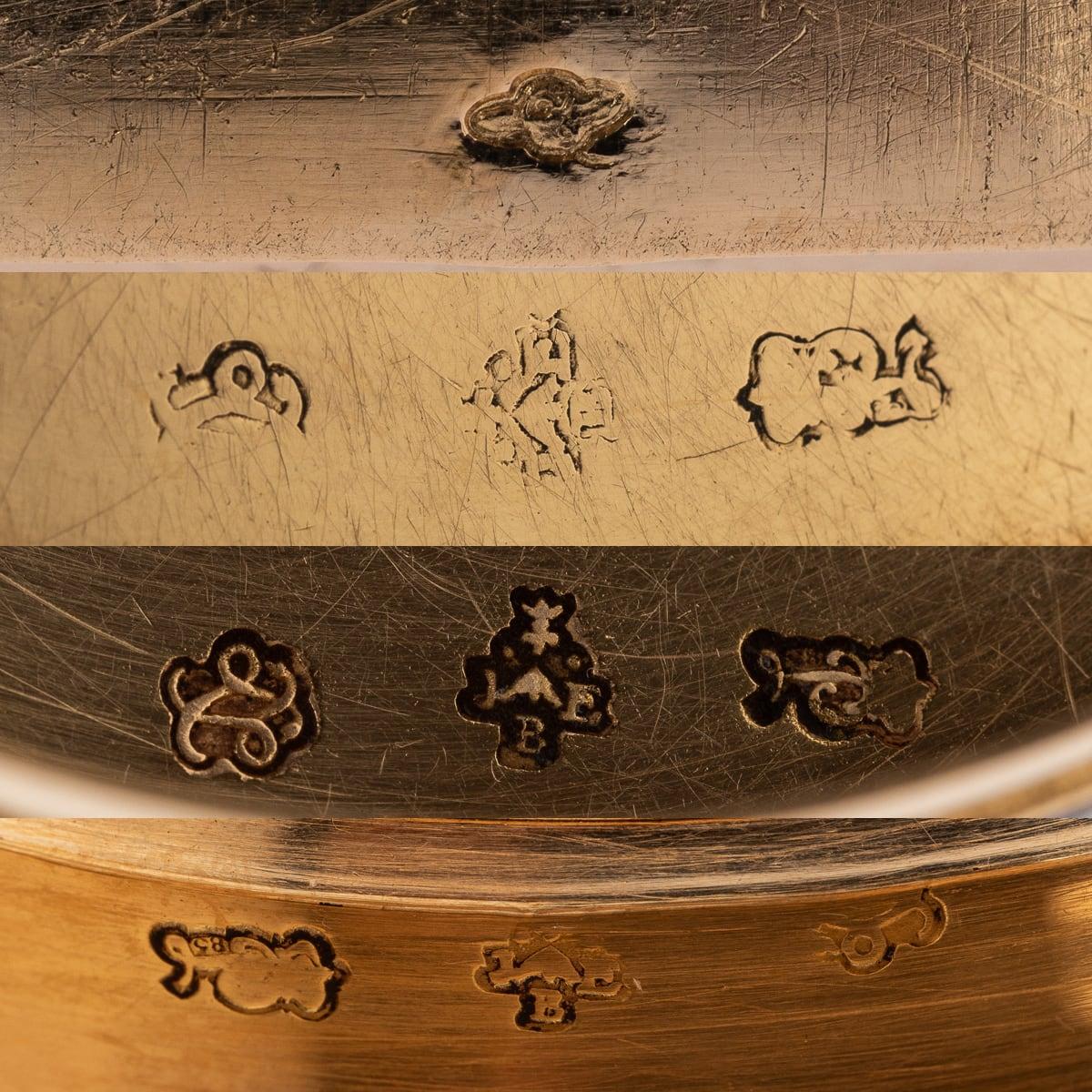 18th Century French 18K Gold & Enamel Snuff Box, Joseph-Etienne Blerzy c.1780 For Sale 11