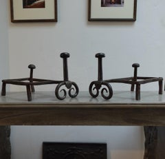 18th Century French Andirons / Firedogs