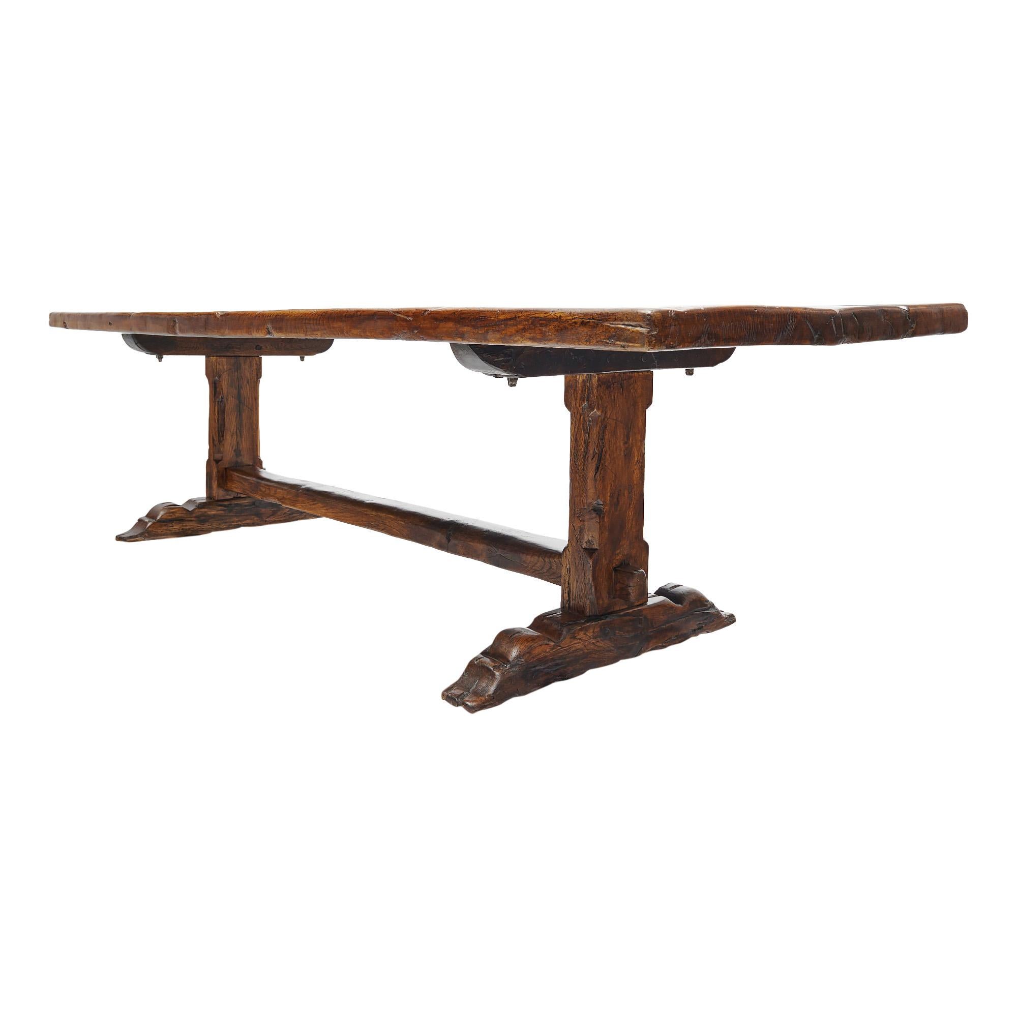 Table de ferme Antique French du 18ème siècle en vente 1