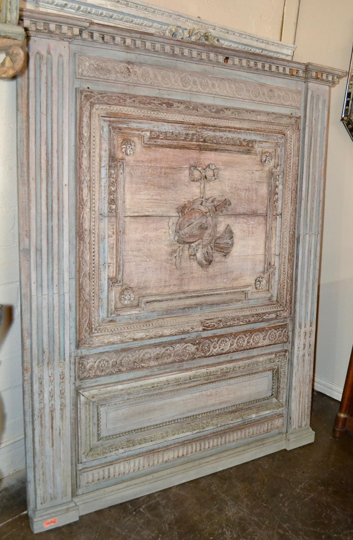 18th Century French Architectural Panel In Good Condition In Dallas, TX