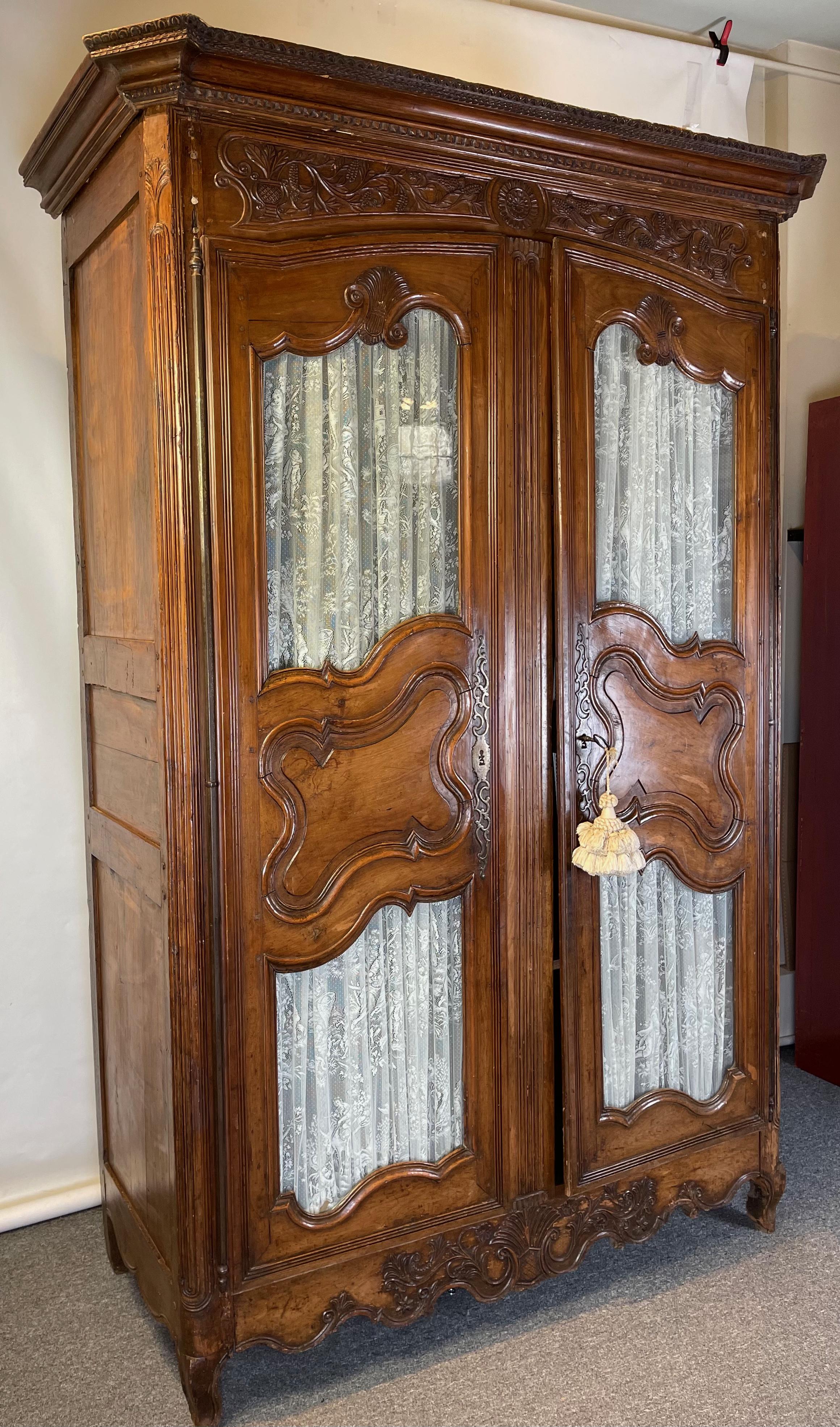 French Provincial 18th Century French Armoire For Sale