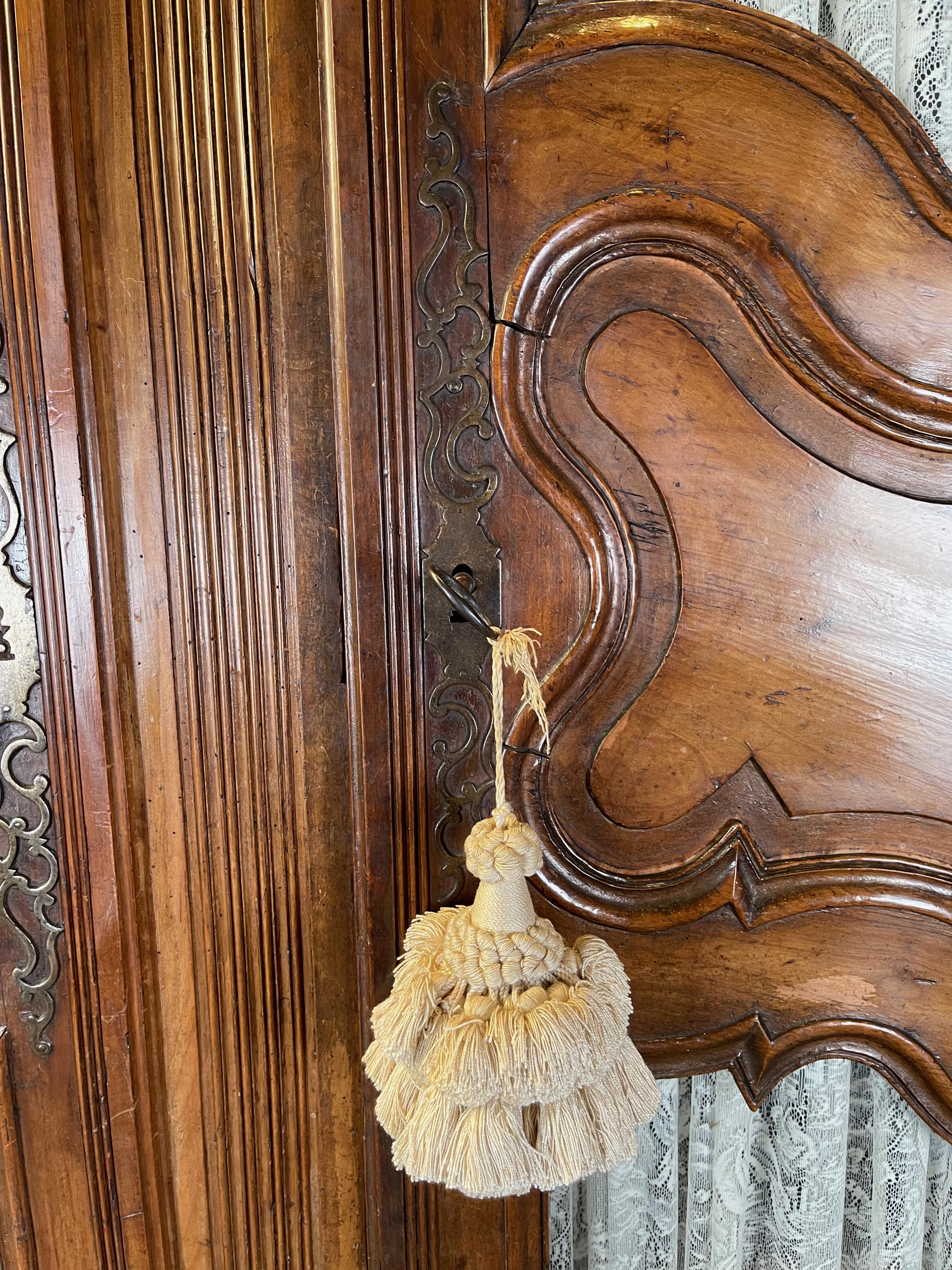 Fruitwood 18th Century French Armoire For Sale