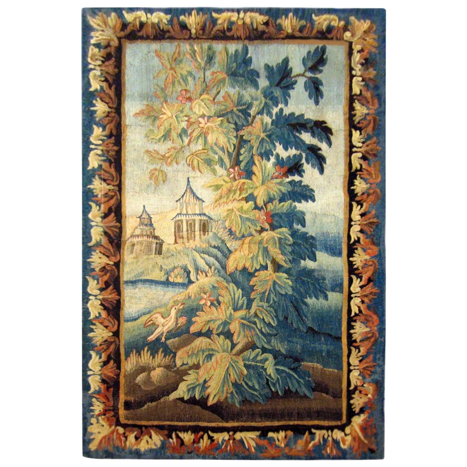 18th Century French Aubusson Chinoiserie Tapestry