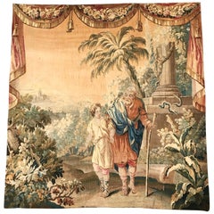 18th Century French Aubusson Mythological and Scenic Tapestry Composition