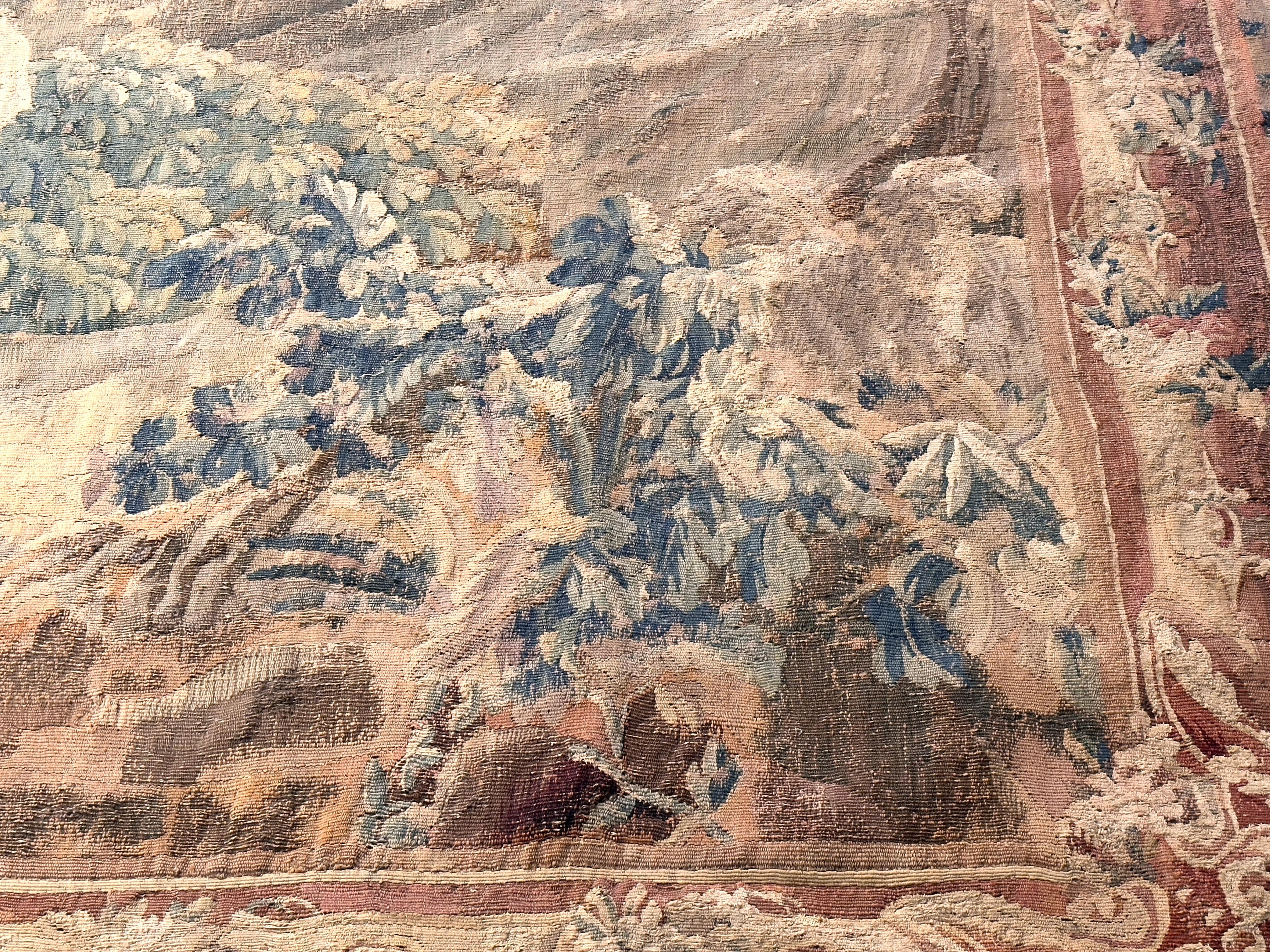 Französischer Aubusson-Wandteppich aus dem 18. Jahrhundert, zugeschrieben Jean-Baptiste Huet im Angebot 6