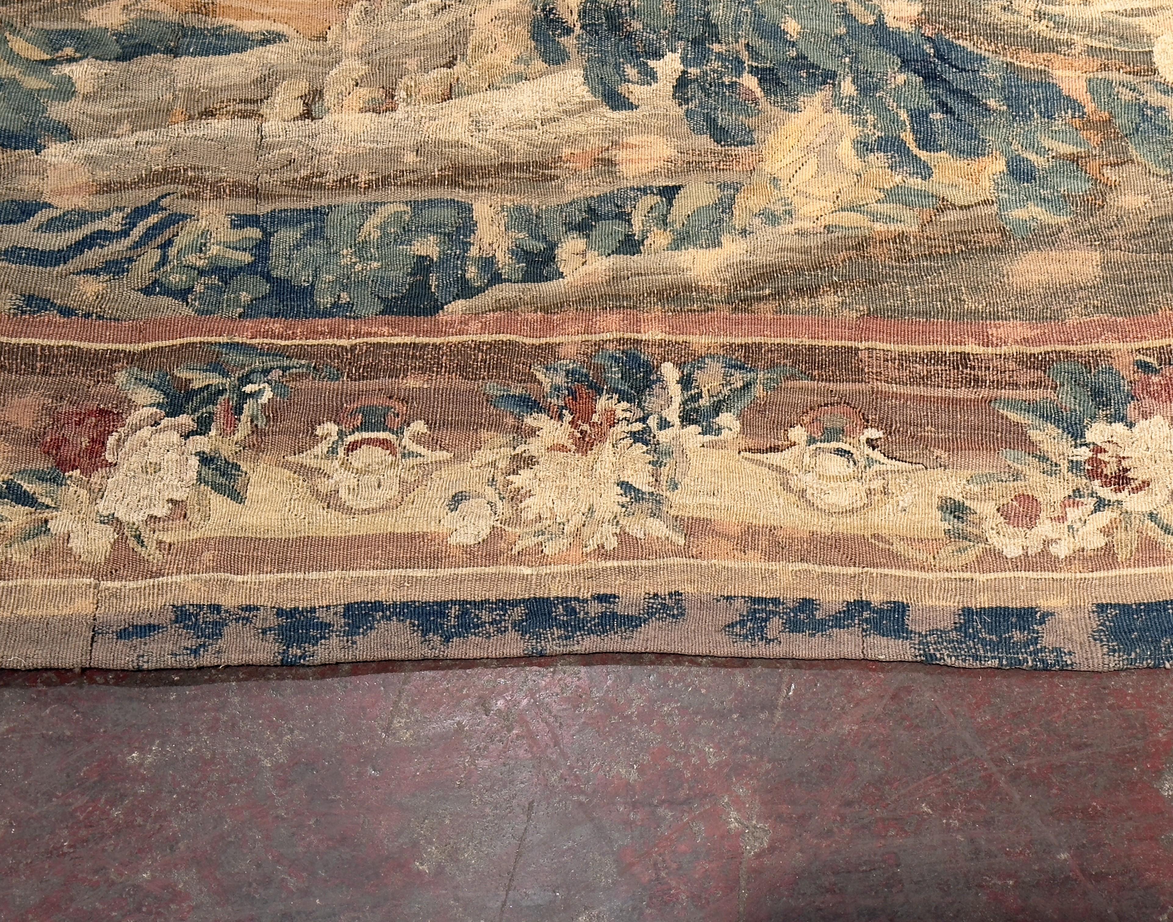 Französischer Aubusson-Wandteppich aus dem 18. Jahrhundert, zugeschrieben Jean-Baptiste Huet im Angebot 10