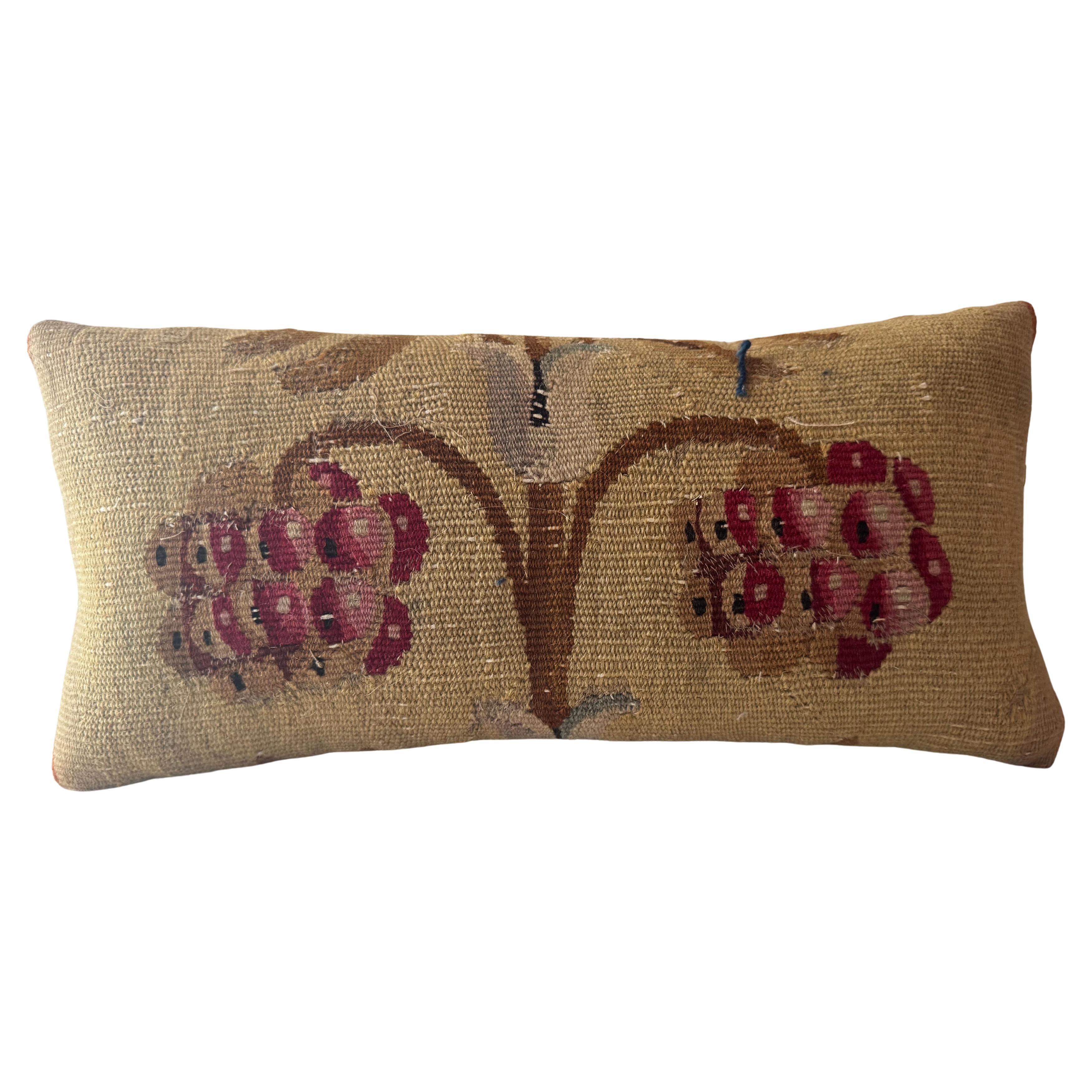 18th Century French Aubusson Pillow For Sale