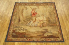 18th Century French Aubusson Rustic Tapestry